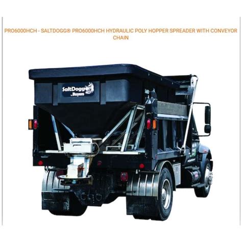 6 yard salt spreader|saltdogg hydraulic spreader.